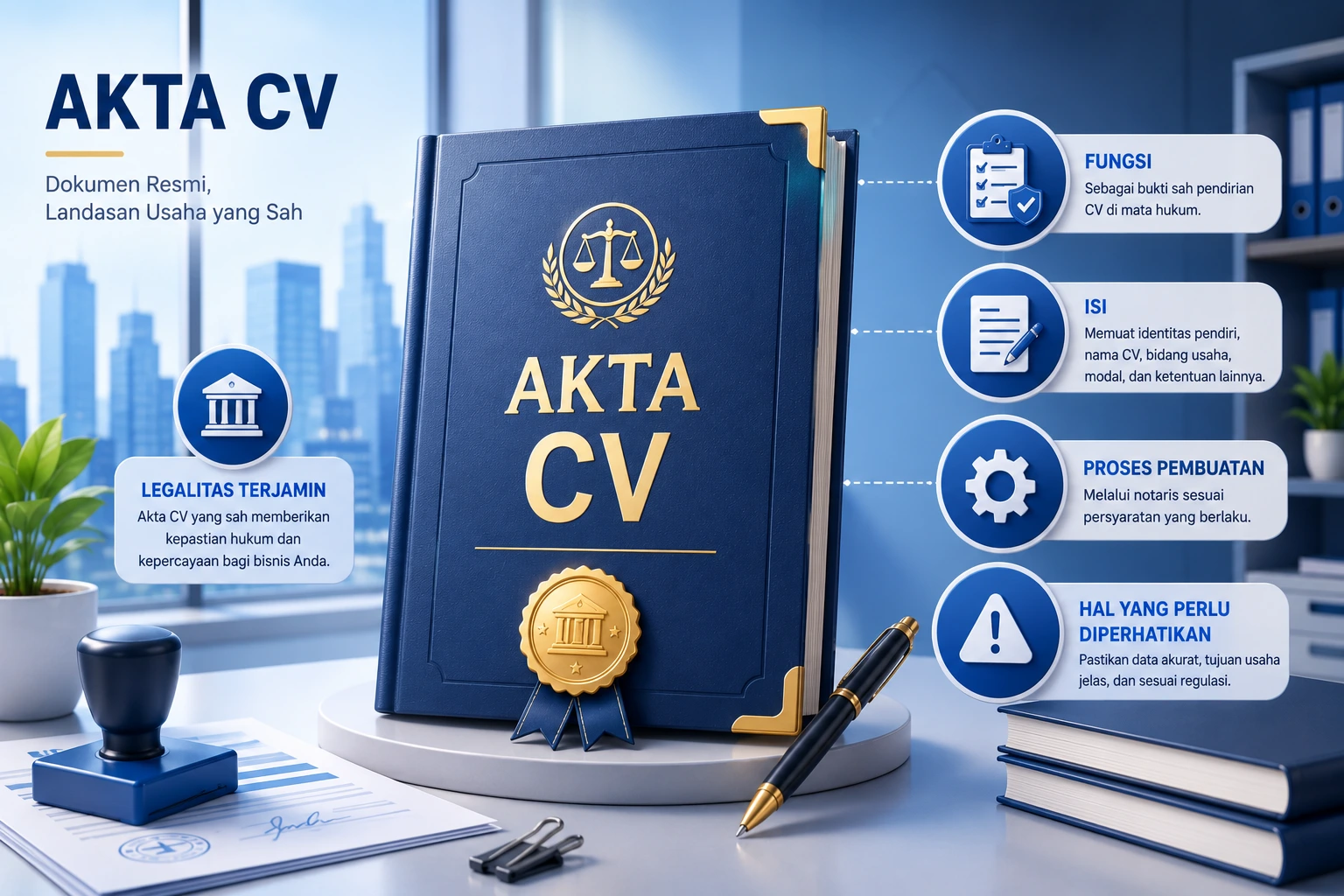 Akta CV: Fungsi, Isi, Proses Pembuatan, dan Hal yang Perlu Diperhatikan
