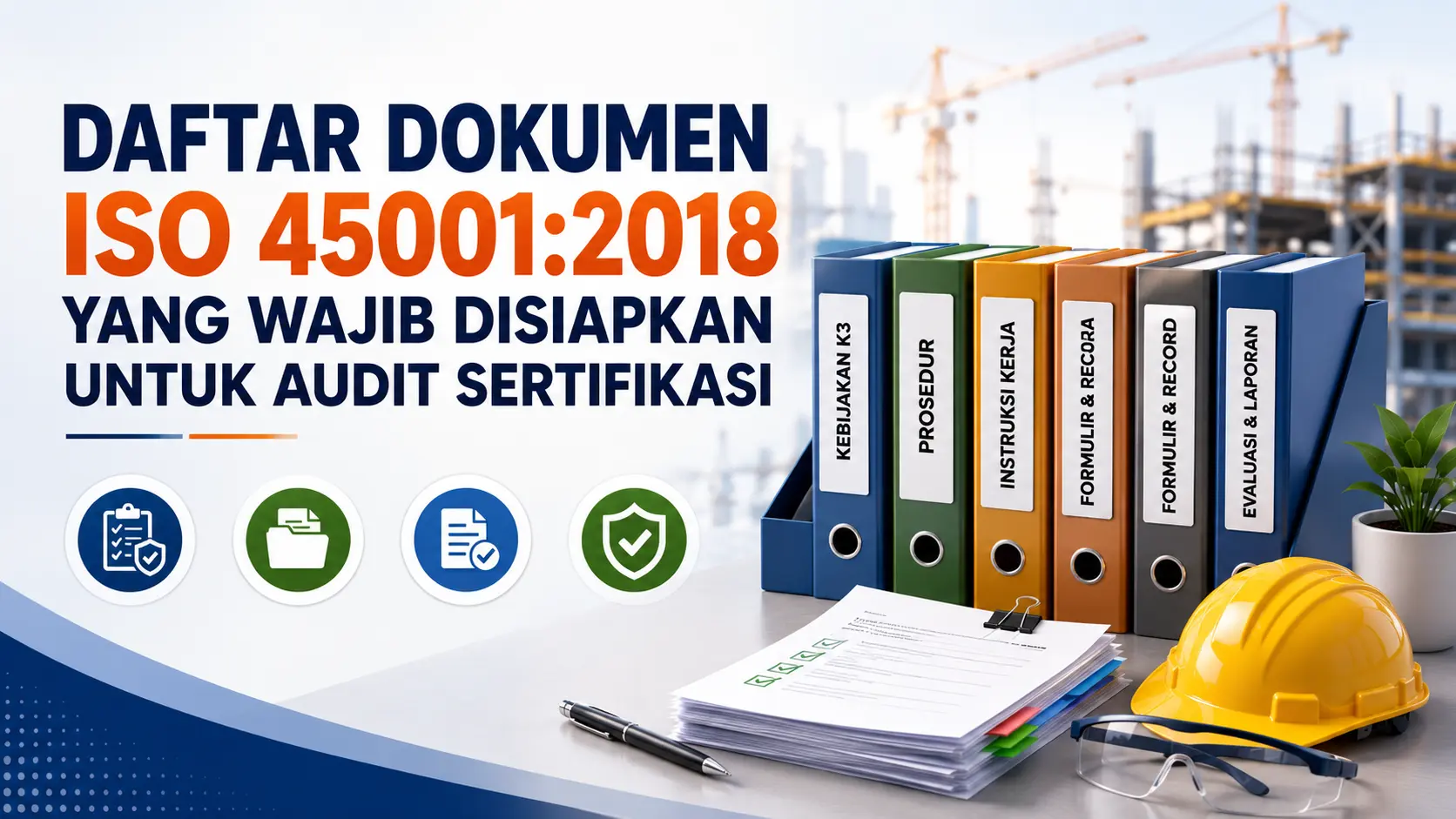 Daftar Dokumen ISO 45001:2018 yang Wajib Disiapkan untuk Audit Sertifikasi