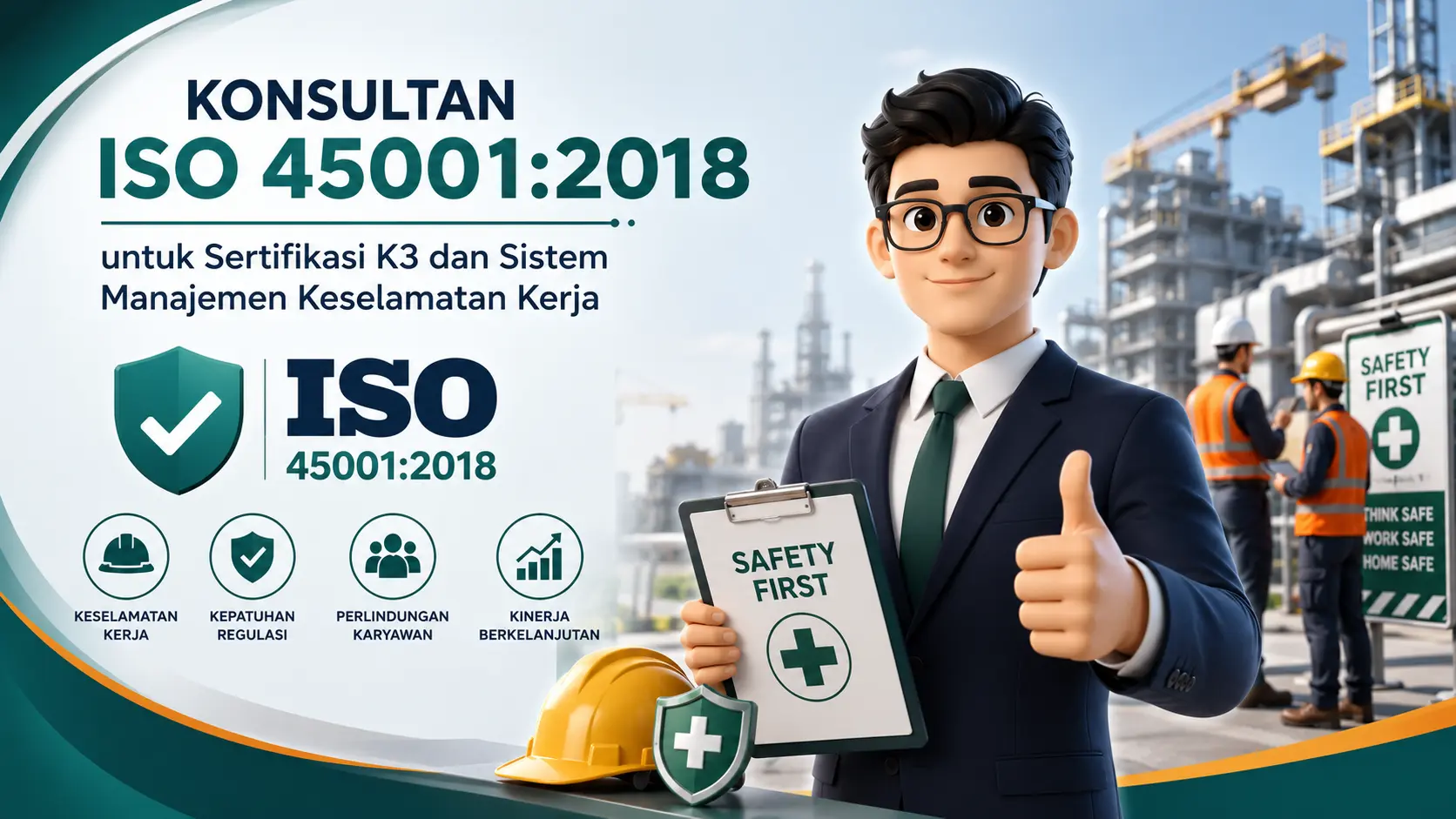 Konsultan ISO 45001:2018 untuk Sertifikasi K3 dan Sistem Manajemen Keselamatan Kerja