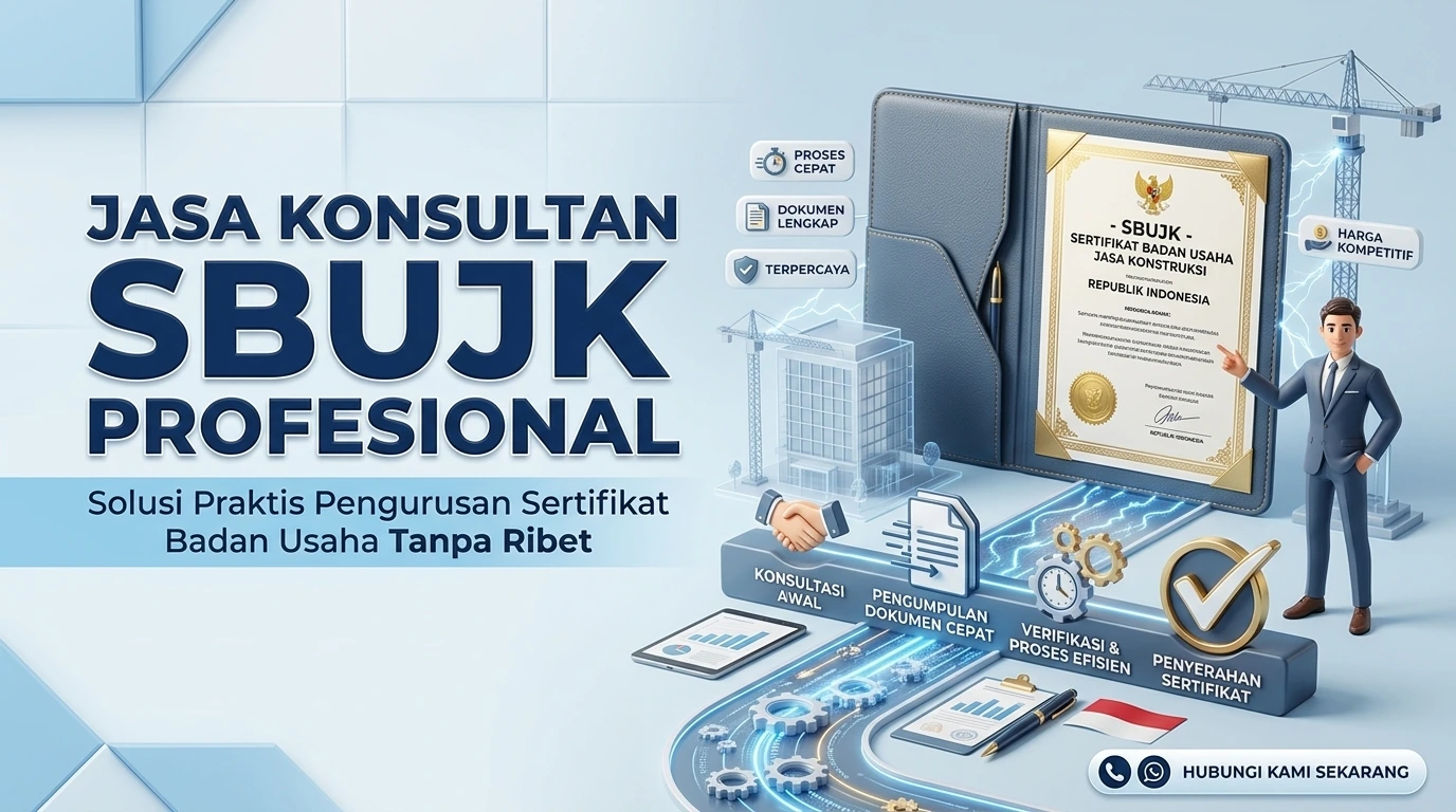 Jasa Konsultan SBUJK Profesional: Solusi Praktis Pengurusan Sertifikat Badan Usaha Tanpa Ribet