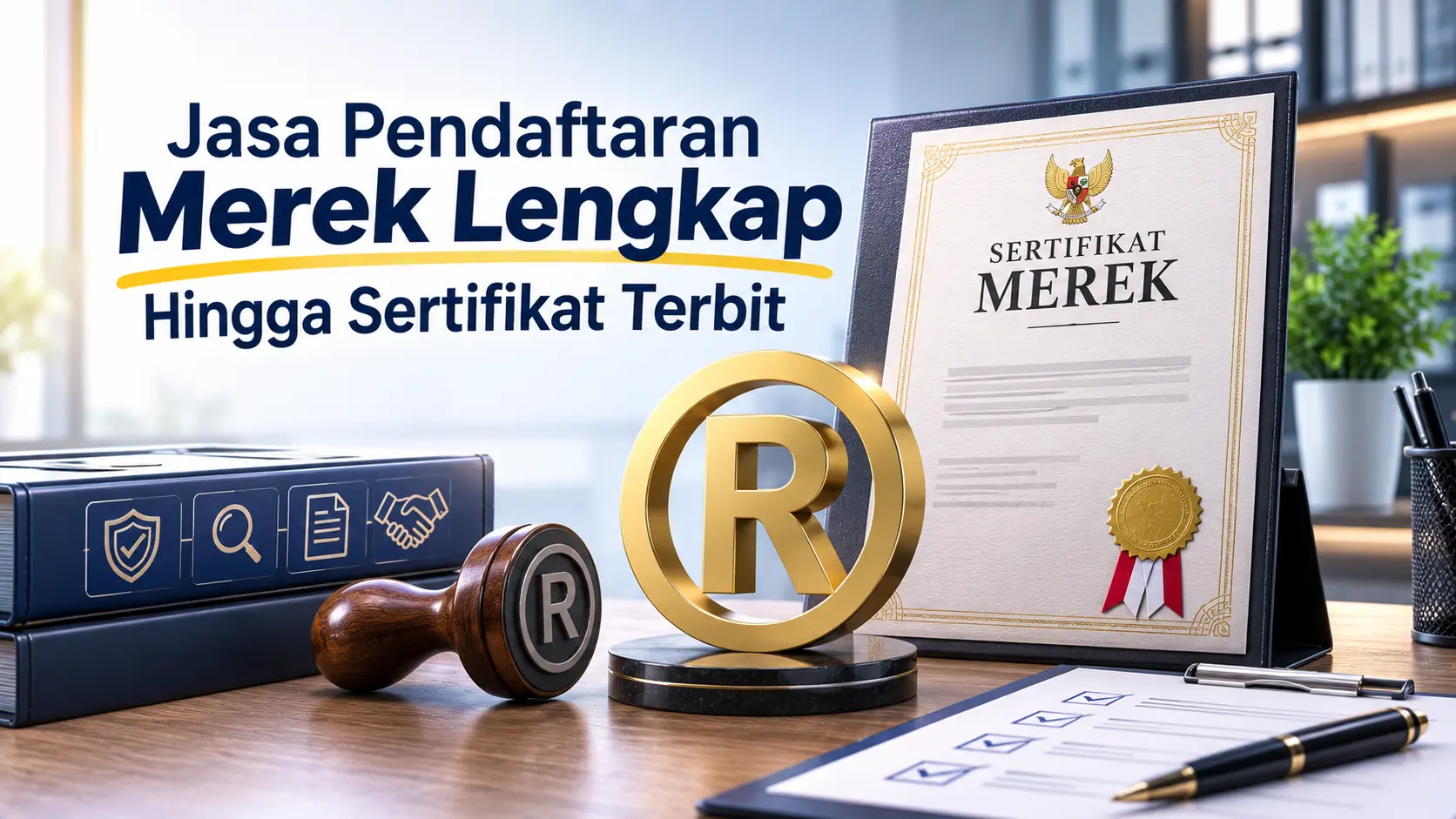 Jasa Pendaftaran Merek Lengkap Hingga Sertifikat Terbit