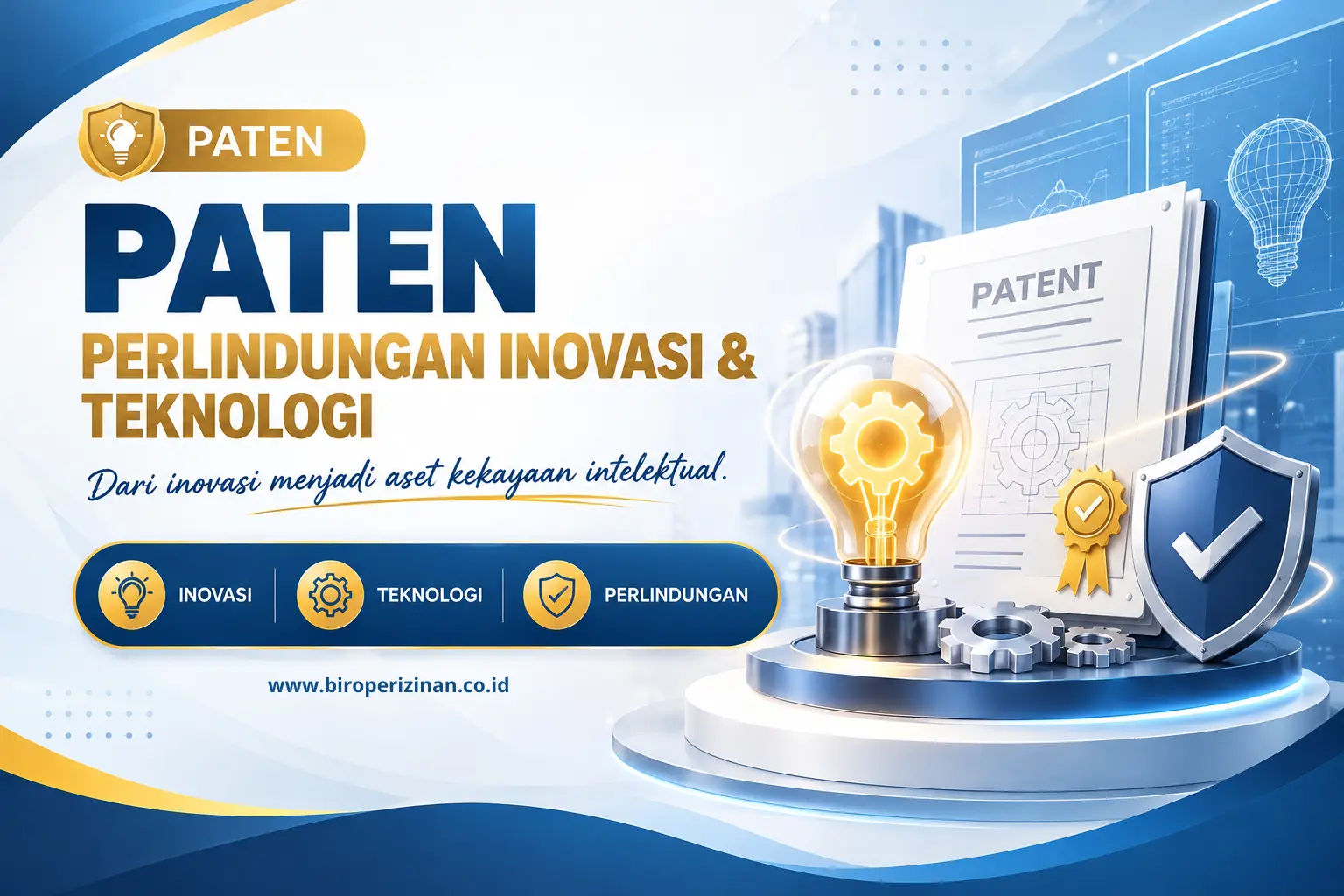 Jasa Pendaftaran Paten dan Paten Sederhana Resmi Hingga Terdaftar di DJKI