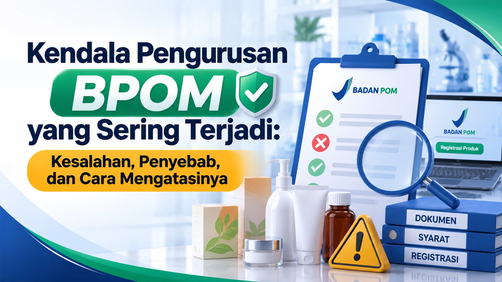 Kendala Pengurusan BPOM yang Sering Terjadi: Kesalahan, Penyebab, dan Cara Mengatasinya