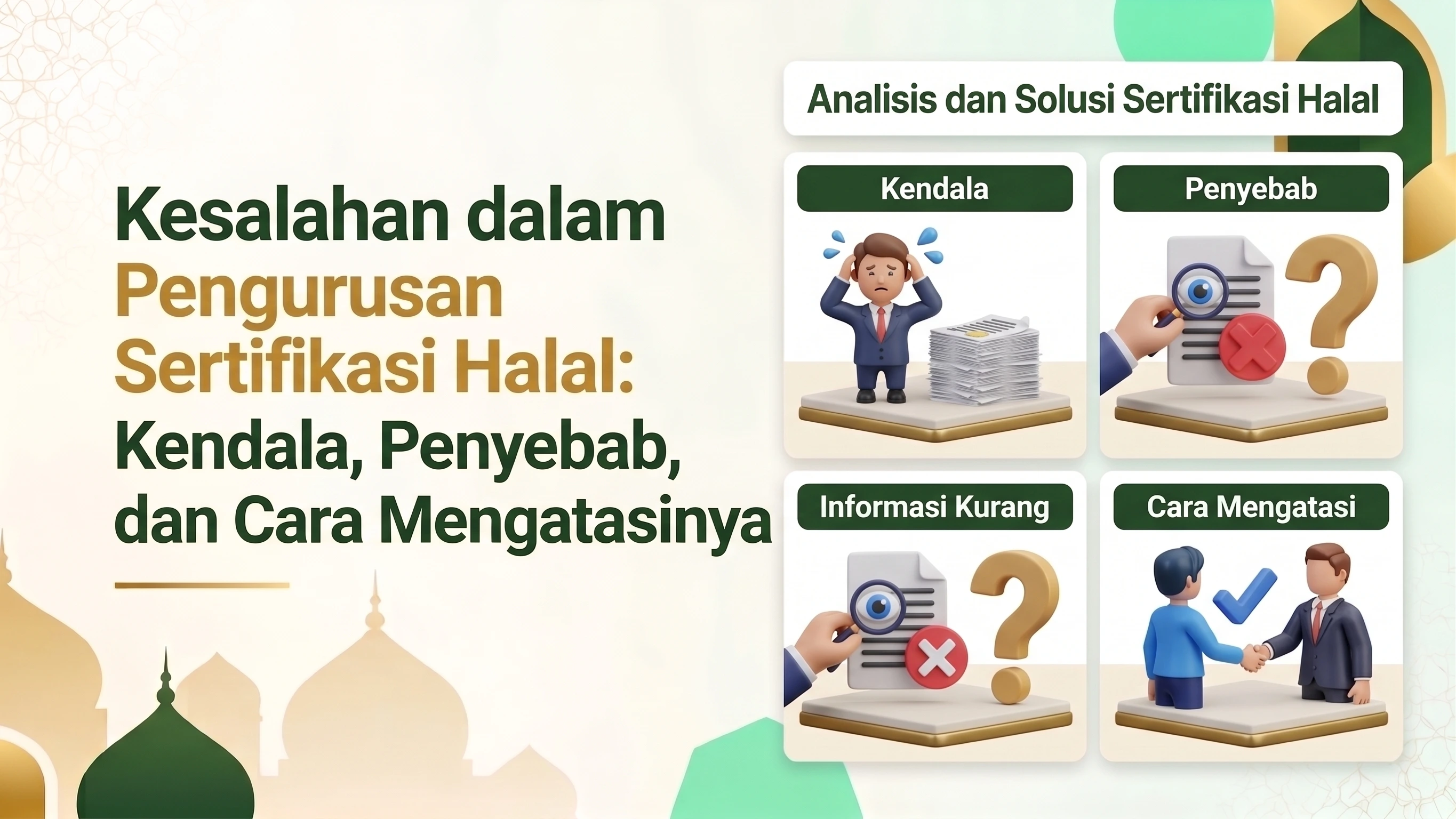 Kesalahan dalam Pengurusan Sertifikasi Halal: Kendala, Penyebab, dan Cara Mengatasinya