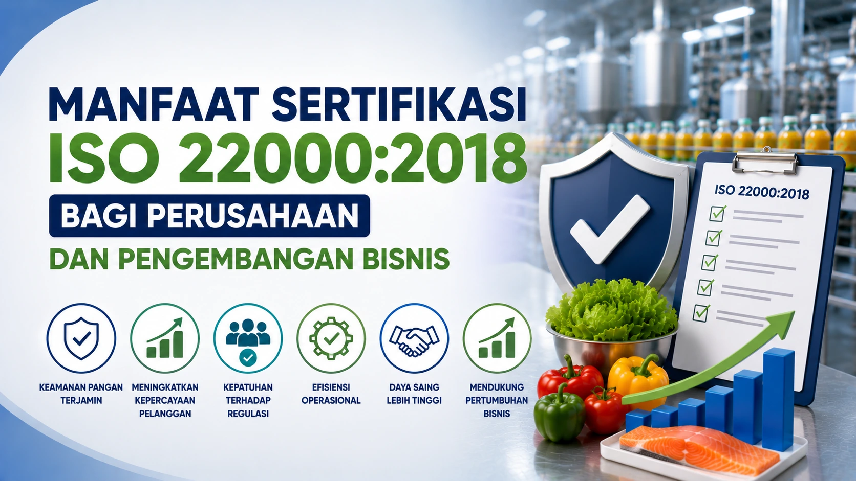 Manfaat Sertifikasi ISO 22000:2018 bagi Perusahaan dan Pengembangan Bisnis