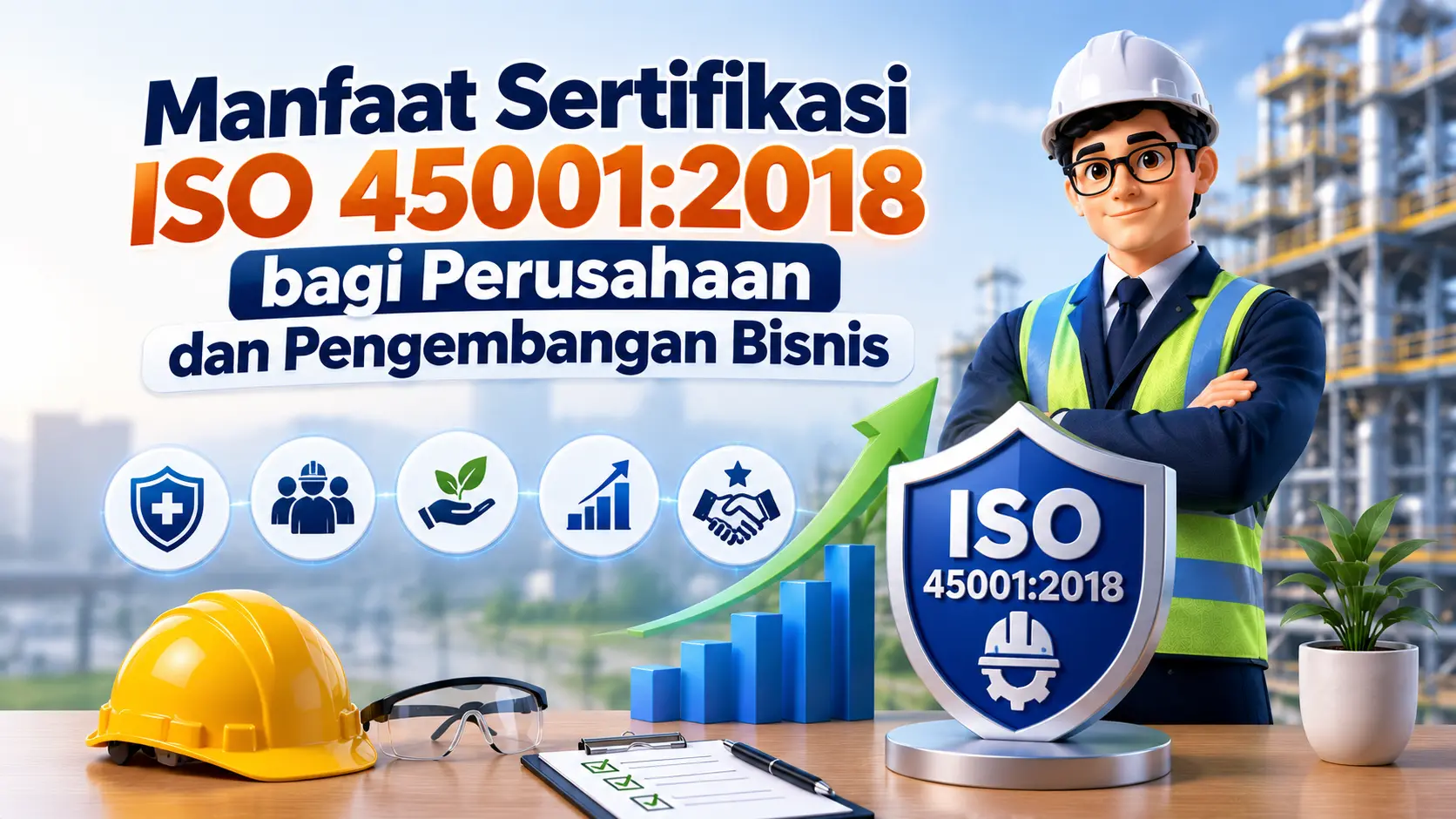 Manfaat Sertifikasi ISO 45001:2018 bagi Perusahaan dan Pengembangan Bisnis