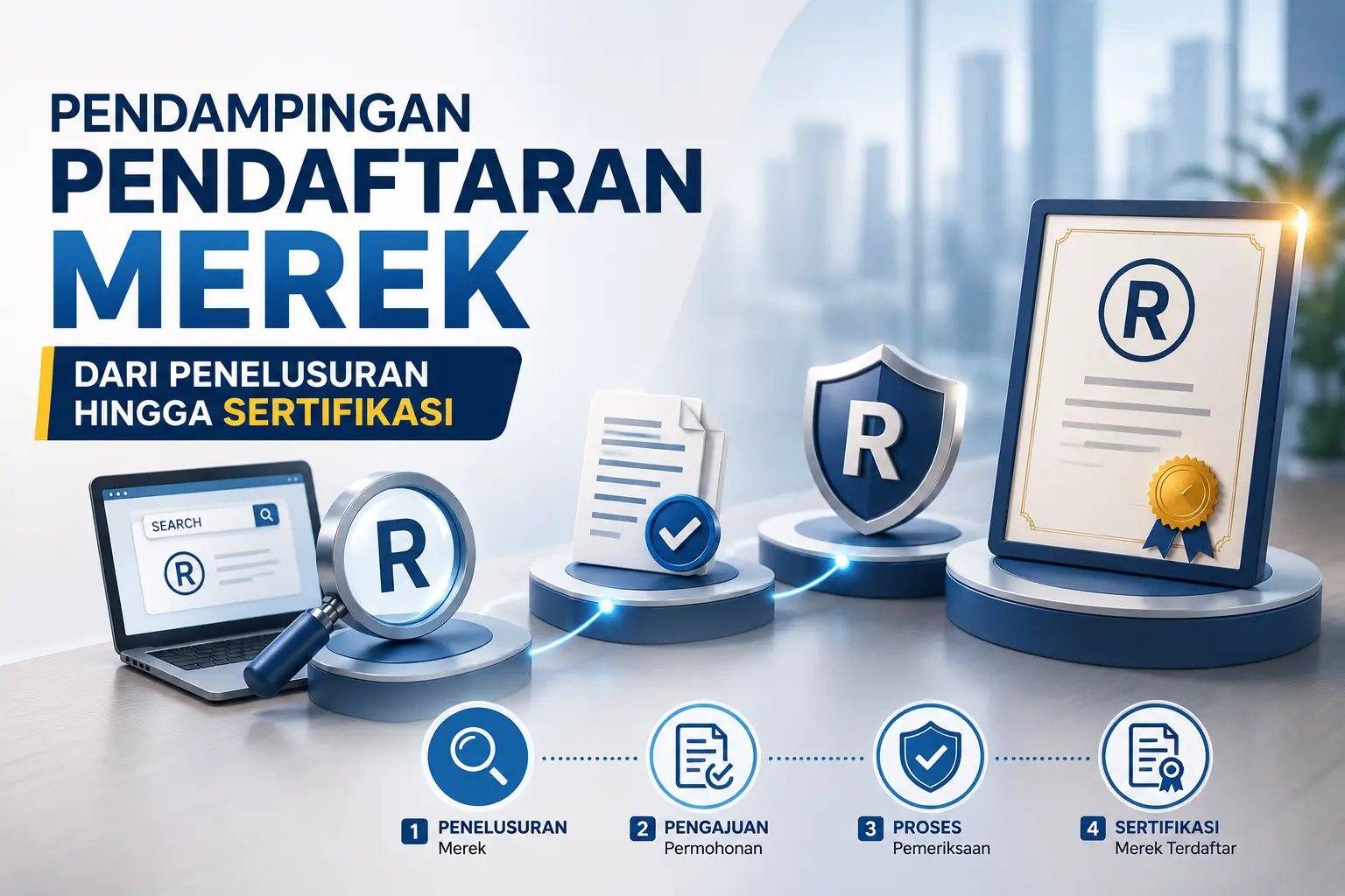 Pendampingan Pendaftaran Merek dari Penelusuran hingga Sertifikasi