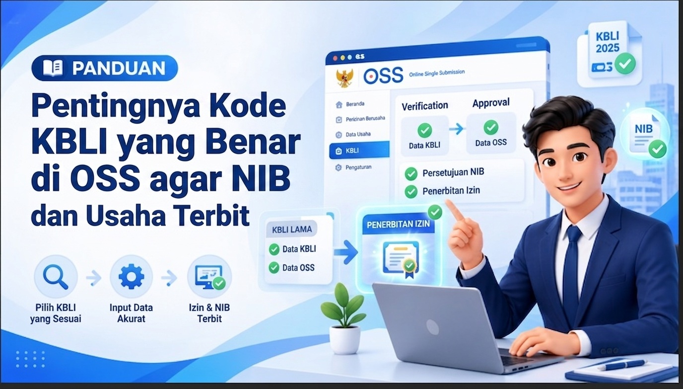 Pentingnya Kode KBLI yang Benar di OSS agar NIB dan Izin Usaha Terbit