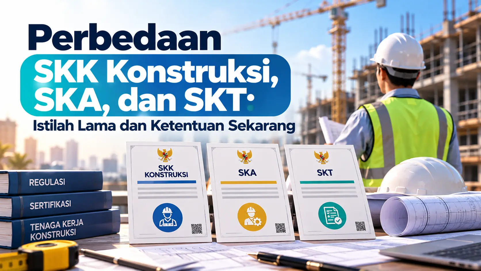 Perbedaan SKK Konstruksi, SKA, dan SKT: Istilah Lama dan Ketentuan Sekarang