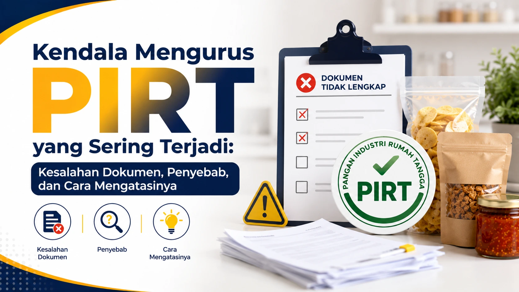 Kendala Mengurus PIRT yang Sering Terjadi: Kesalahan Dokumen, Penyebab, dan Cara Mengatasinya