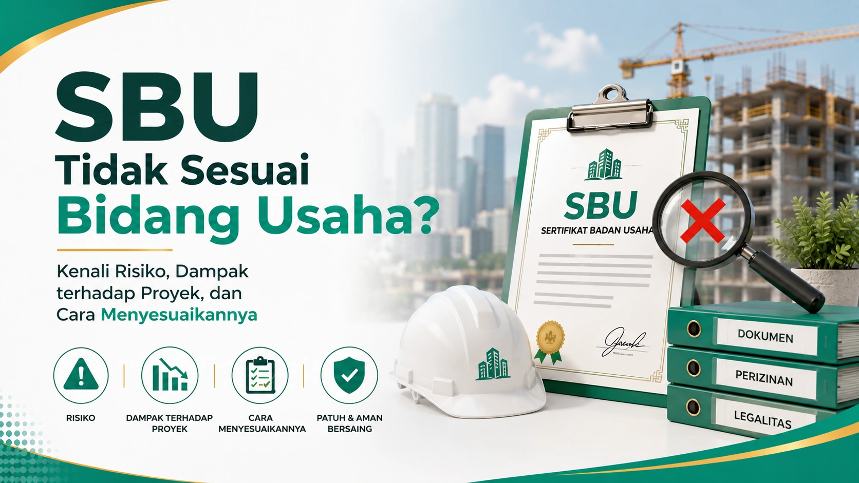 SBU Tidak Sesuai Bidang Usaha? Kenali Risiko, Dampak terhadap Proyek, dan Cara Menyesuaikannya