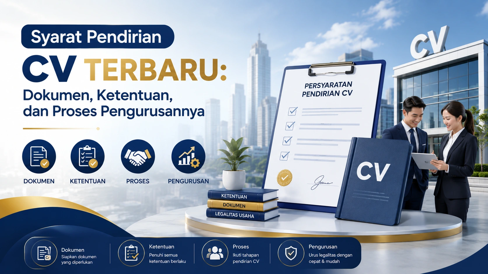 Syarat Pendirian CV Terbaru: Dokumen, Ketentuan, dan Proses Pengurusannya