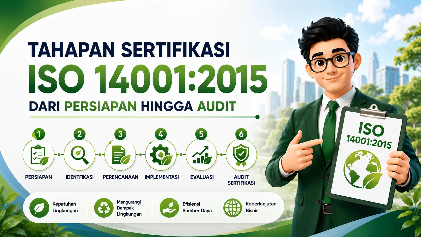 Tahapan Sertifikasi ISO 14001:2015 dari Persiapan hingga Audit