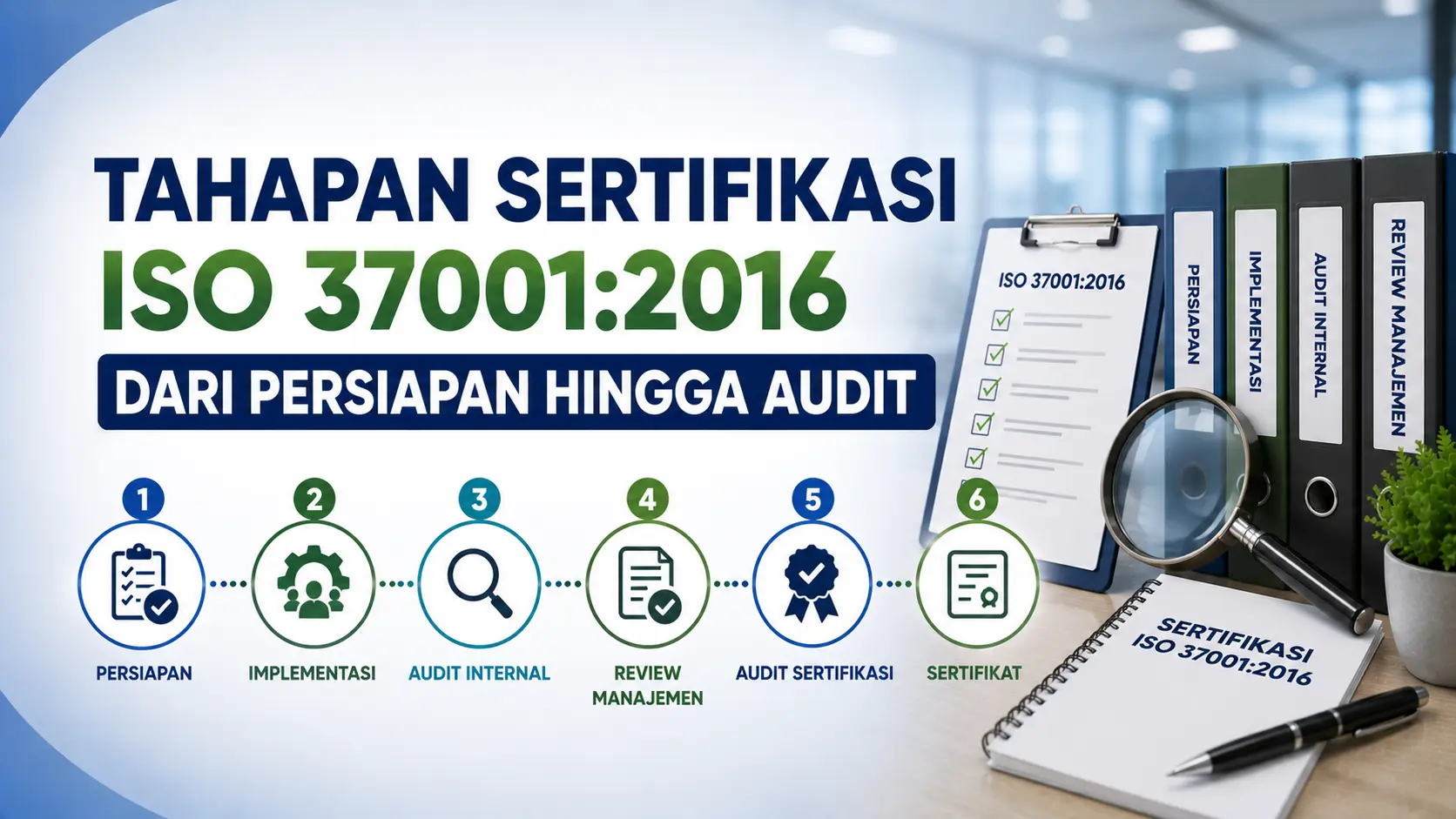 Tahapan Sertifikasi ISO 37001:2016 dari Persiapan hingga Audit - PT. Cipta Purnama Samudera